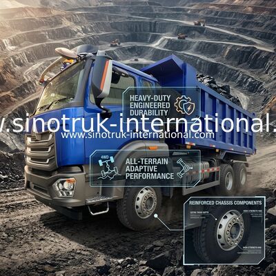 SINOTRUCK HOWO RHD 6×4 Wyrzucacz na 40 ton 10 kół