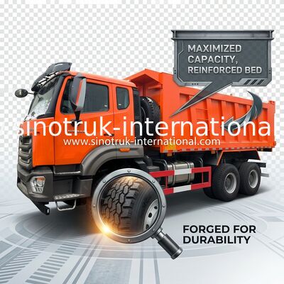 Sinotruk Hohan Wypuszczacz N7 6 × 4 10 Koła 380KM Lhd lub Rhd