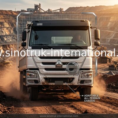 SINOTRUK HOWO Wywrotka Wywrotka 6 × 4 400 KM 20CBM Biały LHD 10 Koła
