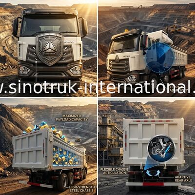 SINOTRUK HOHAN 8×4 Wywrotka Wywrotka Do Budownictwa