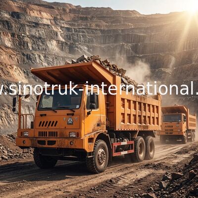 Wywrotka górnicza 6X4 LHD 371HP 70 ton SINOTRUK HOWO dla przemysłu wydobywczego