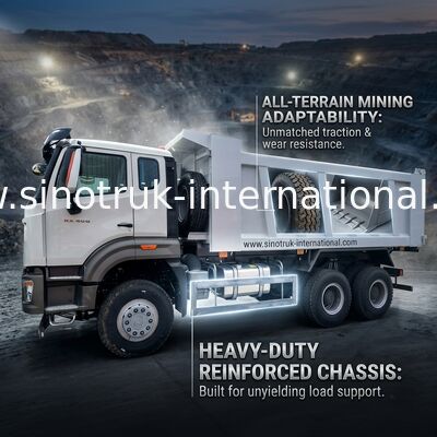 Sinotruk Howo Wywrotka Wywrotka Nowy NX 10 Koła 400 KM 6 × 4 Górnictwo