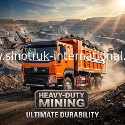 SINOTRUK ORANGE HOWO 371HP 6x4 WYWROTKA 30T Ładowanie