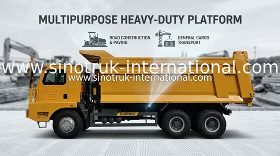 HOWO Ciężarówka wywrotka 30 ton 371 Kierownica z lewej strony 6X4 Euro2 ZZ3259N384PB3