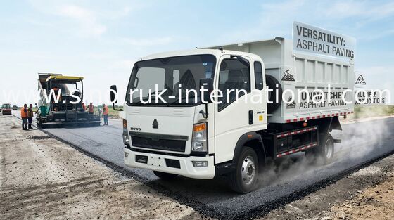 116HP HOWO 4X2 Lekka wywrotka RHD Kierownica po prawej stronie