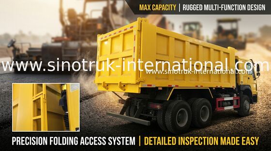 Wywrotka Euro 2 HOWO 6x4 Sinotruk Wywrotka / Ogromna wywrotka 30-40 ton