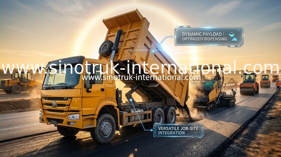 Euro 2 HOWO Yellow King Mine Wywrotka 30 ton Ładowanie