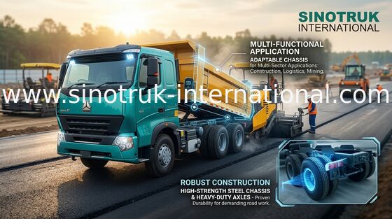 Wywrotka niskopodwoziowa wywrotka Heavy Duty 6x4 Sinotruk Howo 290HP Szeroko stosowane