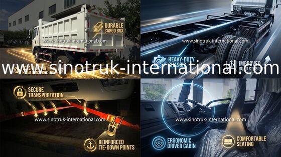 Euro Iii Sinotruk Howo 6x4 wywrotka wywrotka dla przemysłu wydobywczego