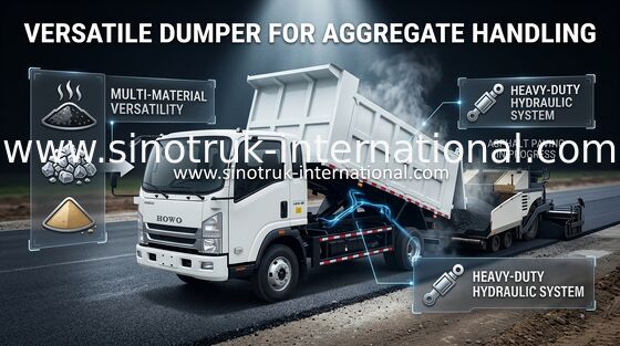 Euro 3 4×4 Sinotruk Howo wywrotka lekka