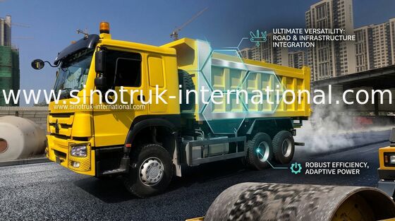 Sinotruk Howo 6x4 Wywrotka 336HP do górnictwa budowlanego