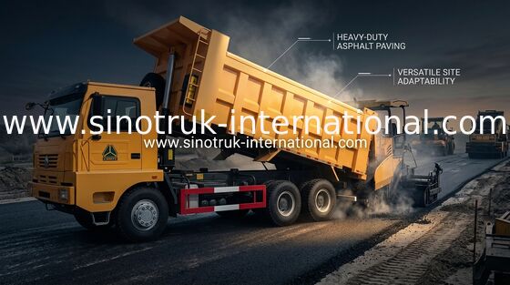 30 ton Sino Howo Wywrotka 371 Kierownica z lewej strony