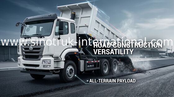 ZZ3255N3646B1 336HP LHD 10 Wheels Sinotruk Howo Dump Truck Euro 2 Standard