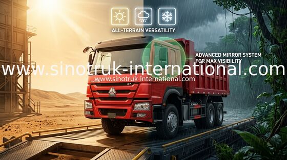 SINOTRUK HOWO 290HP LHD Wywrotka 6x4 ZZ3257M4147W