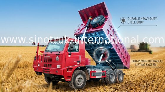 Wozidło Koparka Wywrotka / SINOTRUK HOWO70 Działo Wywrotka 10 Wheeler
