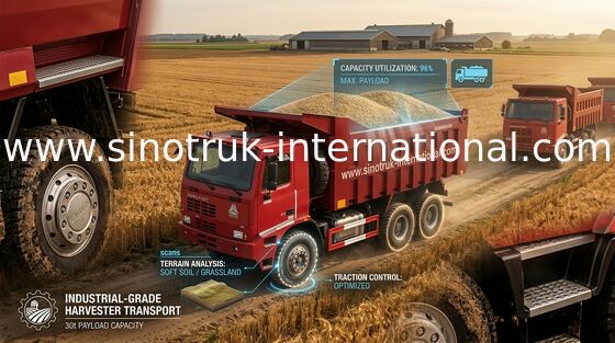 Professional 371HP Engine Wywrotka Wywrotka, Safety 10 Wheel Dump Truck