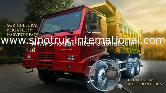 Kolorowe SINOTRUK HOWO 6x4 Wywrotka / HOWO Wywrotka dla górnictwa
