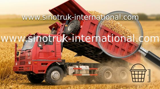 Niskie zużycie paliwa Ciężkie wywrotki 6 × 4, 10 Wheel Dump Truck