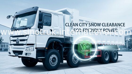 SINOTRUK HOWO Wywrotka 371HP 8X4 LHD 31-60tons 20-30CBM ZZ3317N3267W