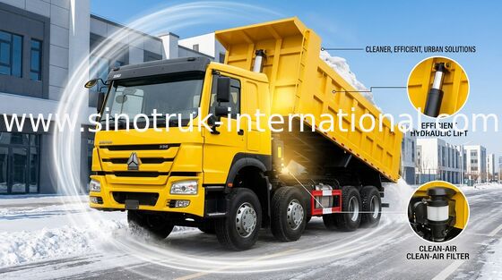 SINOTRUK HOWO Wywrotka 371HP 12 kół LHD 31tons 20-30CBM ZZ3317N3267W