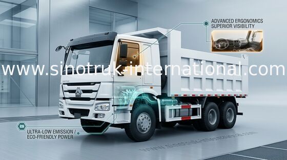 SINOTRUK HOWO Wywrotka Wywrotka 6X4 371HP LHD 25tons 10-25CBM ZZ3257N3847A