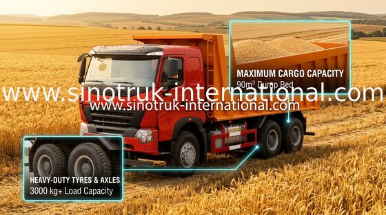 Wywrotka Wywrotka SINOTRUK HOWO A7 336HP dla górnictwa ZZ3257N3847N1