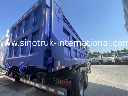 SINOTRUK HOWO NX Cab Tipper Dump Truck LHD 6X4 Światło ostrzegawcze z tarpauliną