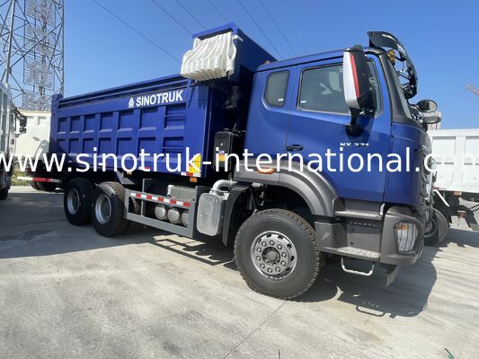 SINOTRUK HOWO NX Cab Tipper Dump Truck LHD 6X4 Światło ostrzegawcze z tarpauliną