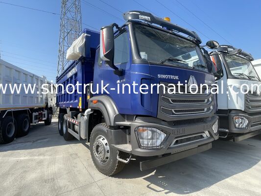 SINOTRUK HOWO NX Cab Tipper Dump Truck LHD 6X4 Światło ostrzegawcze z tarpauliną