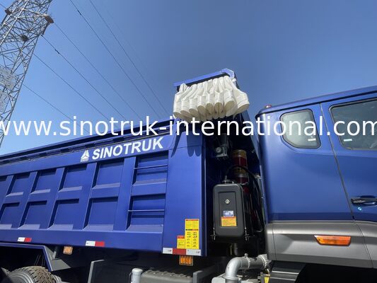 SINOTRUK HOWO NX Cab Tipper Dump Truck LHD 6X4 Światło ostrzegawcze z tarpauliną