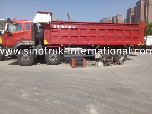 Sinotruk NX Dump Truck z silnikiem o mocy 371 KM, pojemnością 40-50 T i napędem 8×4 do transportu ciężkiego Czerwony