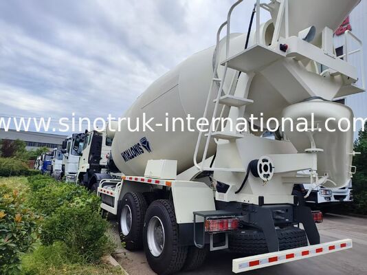 Ciężki HOWO 8x4 16m3 Mieszalnik betonowy Ciężarówka 371HP Silnik PMP Reduktor prędkości dla budownictwa