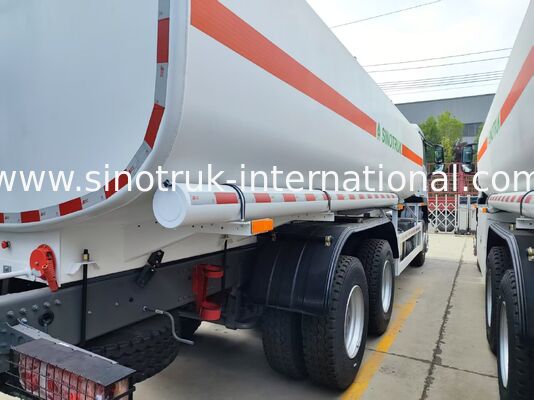 Biały HOWO TX 6x4 ciężarówka do transportu paliwa 336KM