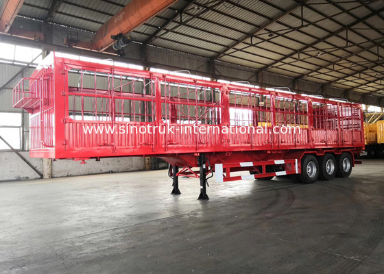 Przyczepa Semi Truck ze stali węglowej / Naczepa niskopodwoziowa 30-60 ton