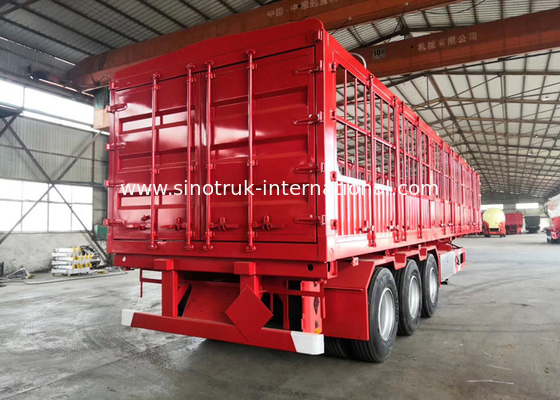 Przyczepa Semi Truck ze stali węglowej / Naczepa niskopodwoziowa 30-60 ton