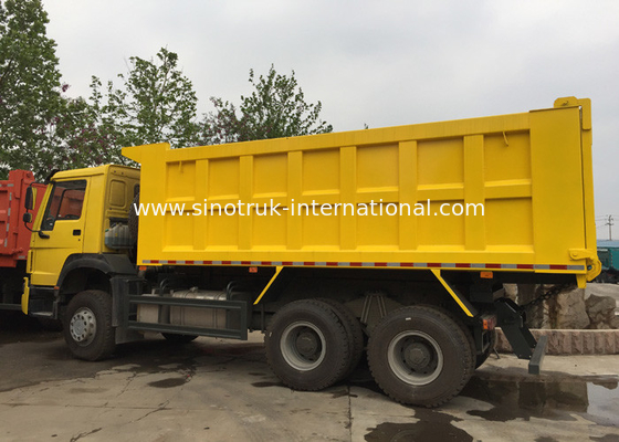 Ciężka wywrotka kopalniana HOWO, żółta wywrotka 30 - 40 ton 10-25CBM