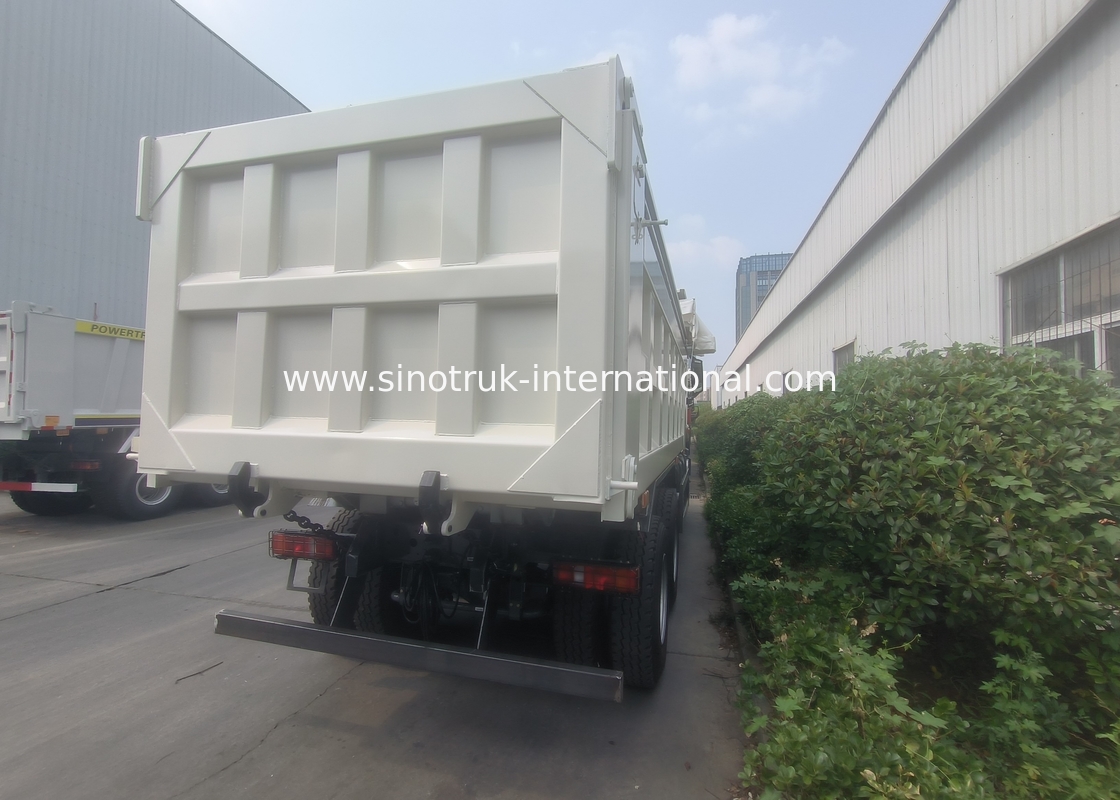 Nowoczesna ciężarówka Sinotruk 6 × 4 Nx 20CBM biała z automatyczną tarpą