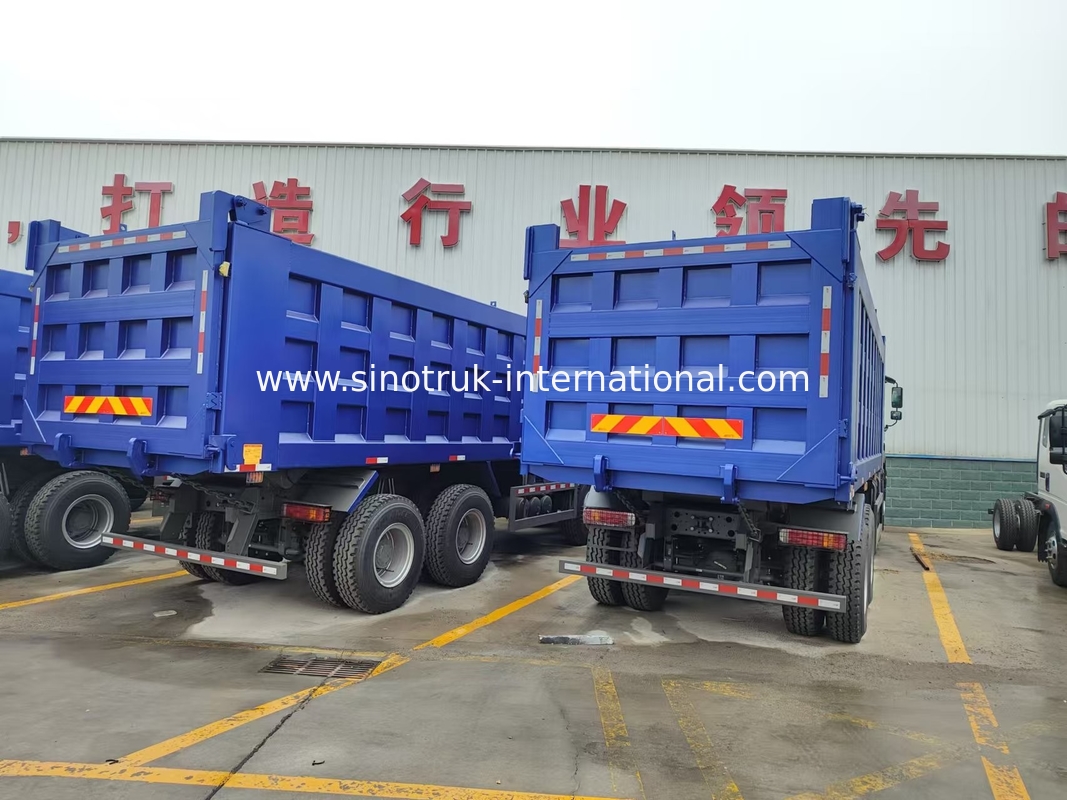 8X4 Blue Tipper Dump Truck 380hp 12 kół Biały H77L ZZ3317V3567B1 Typ U