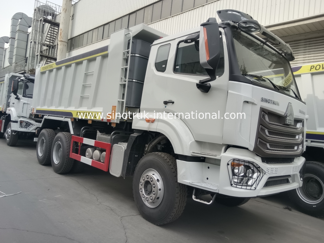 30-40 ton RHD 10 Kołowy wózek z wywrotem SINOTRUK Haohan dla budownictwa Biały