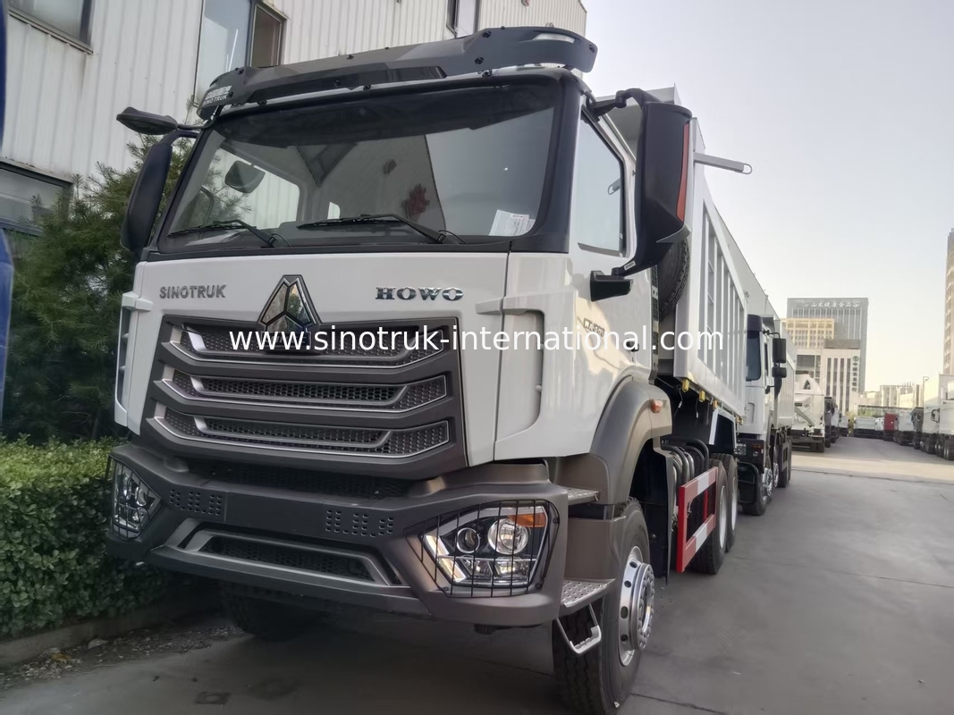 2 pasażerowie Sinotruk Hohan Tipper Dump Truck Weichai Silnik 6 × 4 LHD 380HP Z typem skrzyni biegów ręcznych