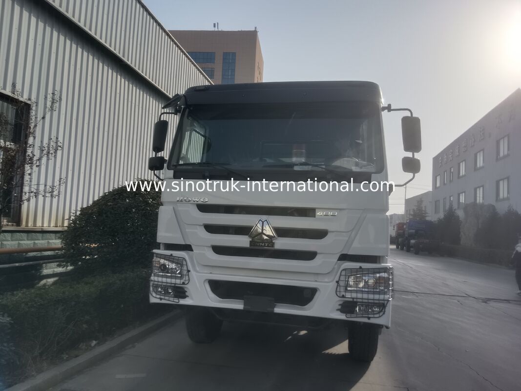 Ciężarówka wywrotka Sinotruk HOWO z silnikiem 400KM, kierownicą po lewej stronie (LHD), napędem 8X4 i ładownością 31 ton