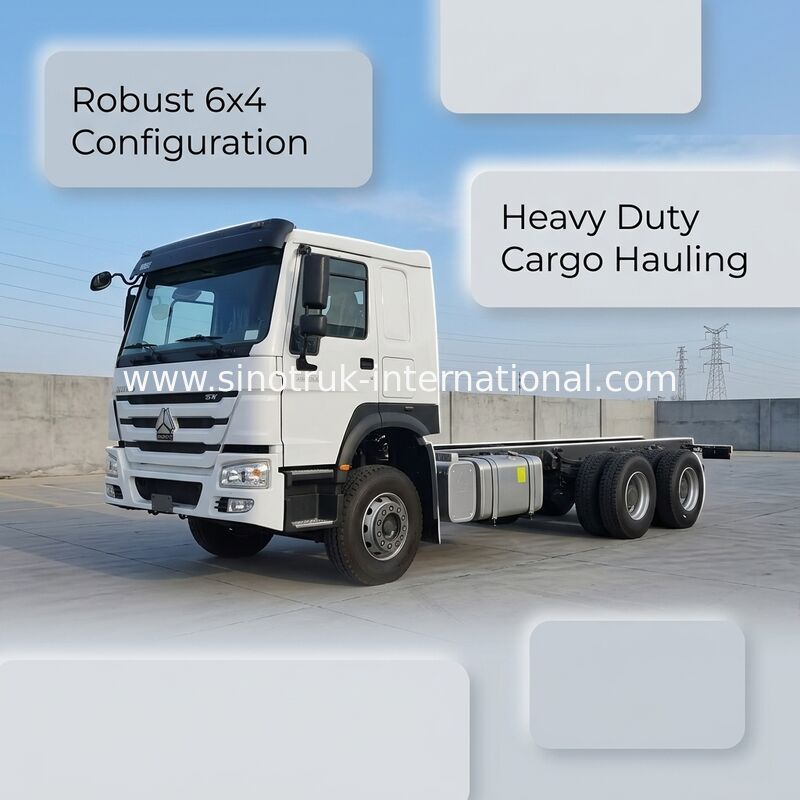SINOTRUK HOWO Podwozie ciężarówki towarowej 16-20 ton 4X2 LHD 300KM