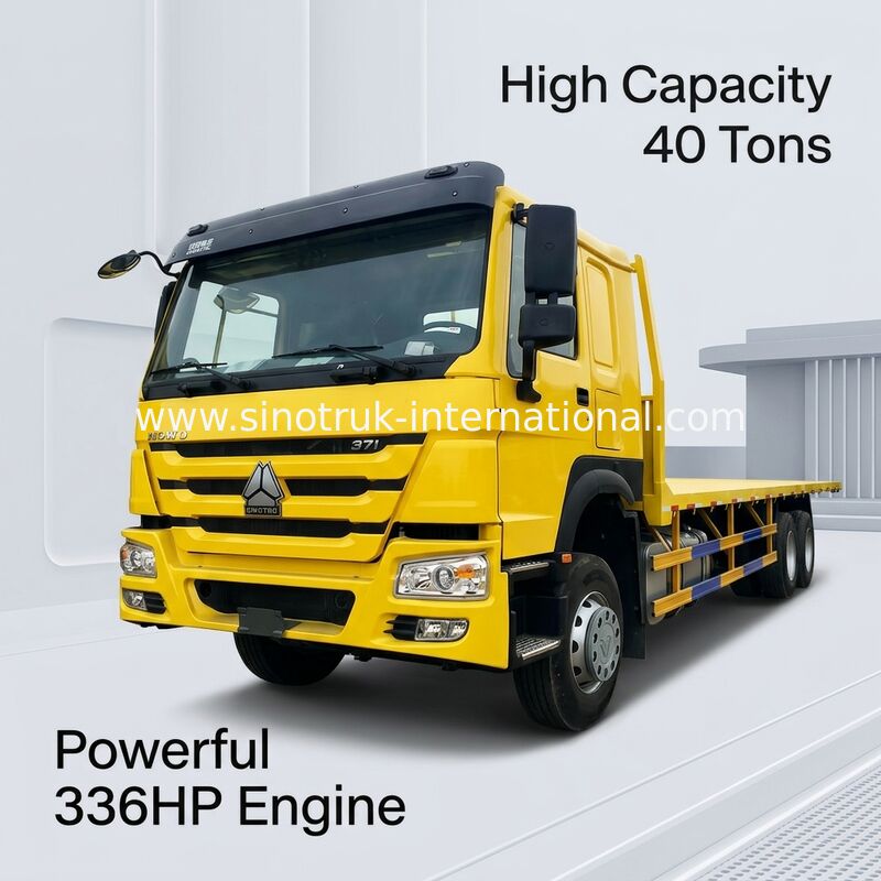 ZZ1257N4641W 336HP SINOTRUK Ciężarówka z platformą ładunkową