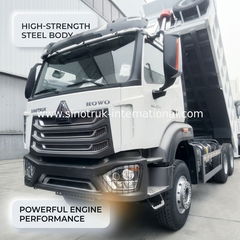Nowa wywrotka SINOTRUK HOHAN z silnikiem 371KM, napędem 6x4 i ładownością 19-20CBM