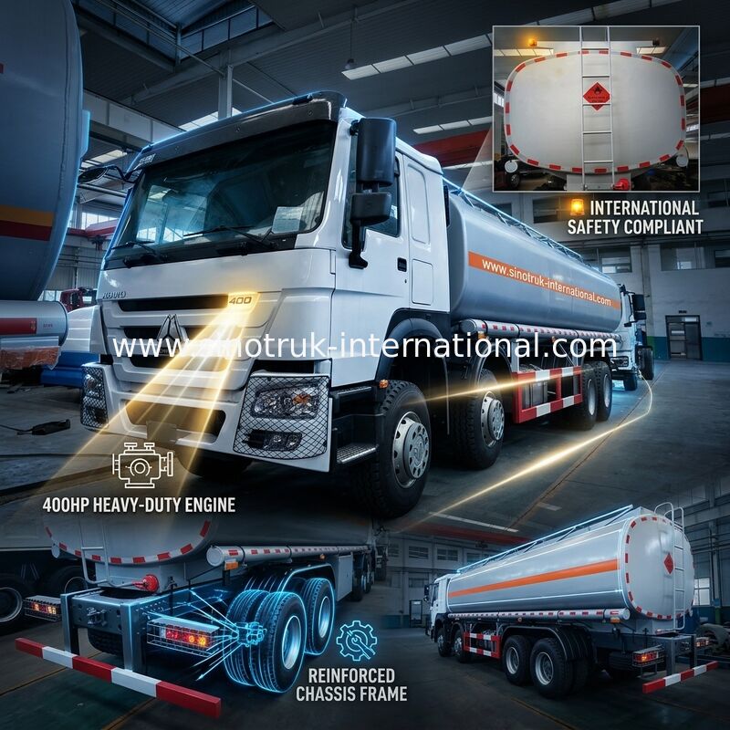 Wysokowydajna cysterna olejowa 8X4 LHD Euro2 400 KM 31000 KG