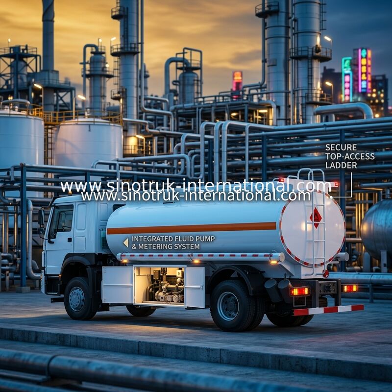 SINOTRUK Howo Semi Truck Zbiornik paliwa 4x2 Lhd Euro2 290hp