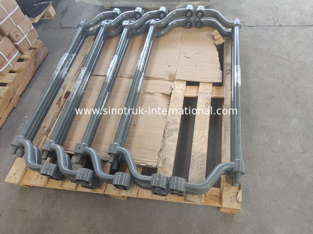 Wytrzymała, kuta stal stopowa przednia oś pochylna z powłoką antykorozyjną i idealnym dopasowaniem bezpośrednim do samochodów ciężarowych o dużej ładowności (AZ1642430219)