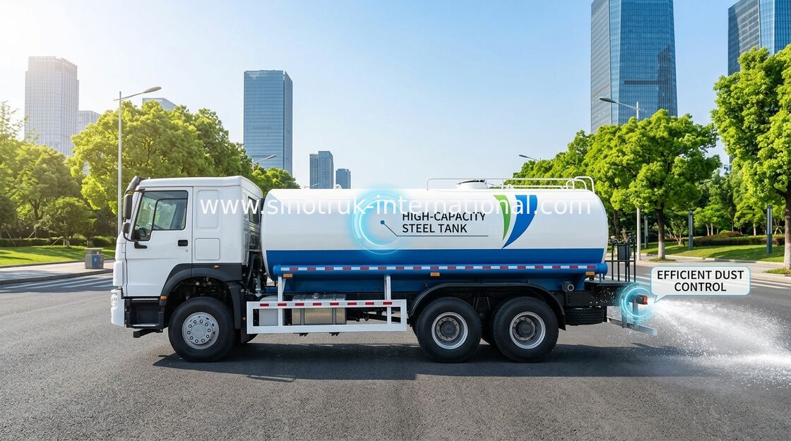 SINOTRUK HOWO Sprinkler Cisterna wodna 10-25CBM 6 X 4 Euro 2 400KM
