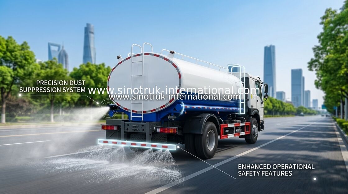 HOWO SINOTRUK Ciężarówka z zbiornikiem wody 300 KM Niebieski