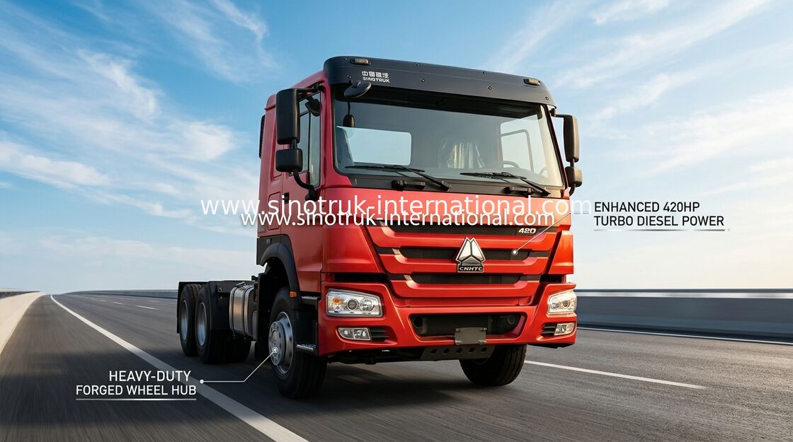 Sinotruk Howo Ciągnik siodłowy fabrycznie nowy 430 KM Lhd 10 kół 6 × 4